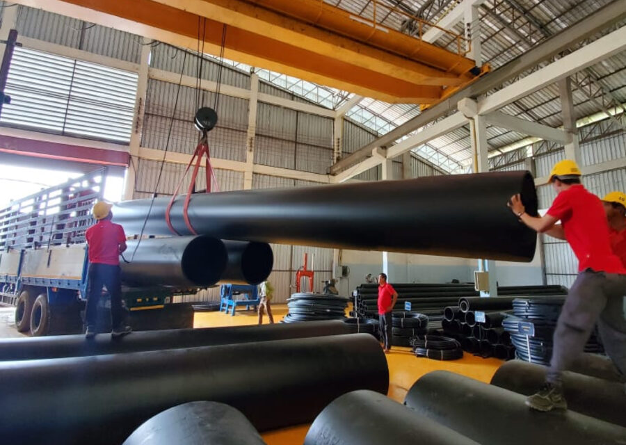 ການຜະລິດທໍ່ຂະໜາດໃຫຍ່ Large Size Production OD 1000mm 4